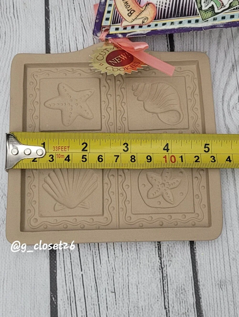 Brown Bag Cookie Art Cookie & Craft Mold - Tan Baking Mold
